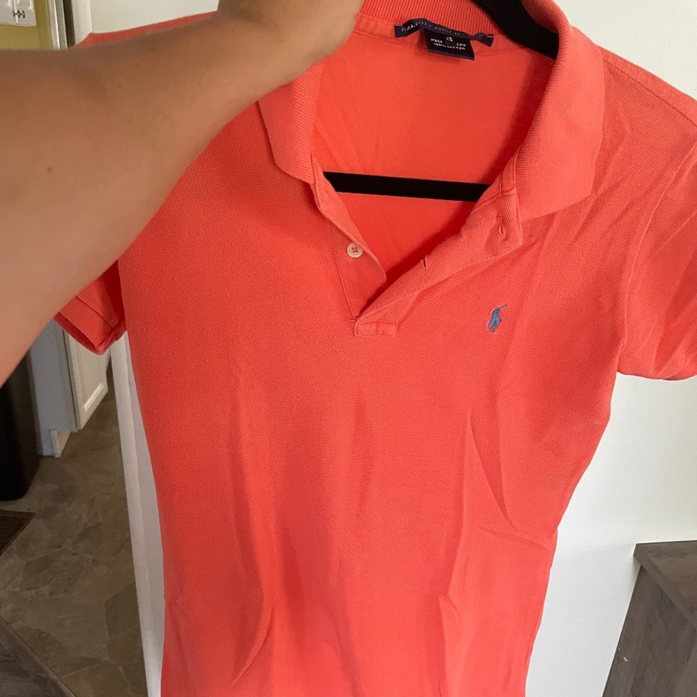 Polo dress orange